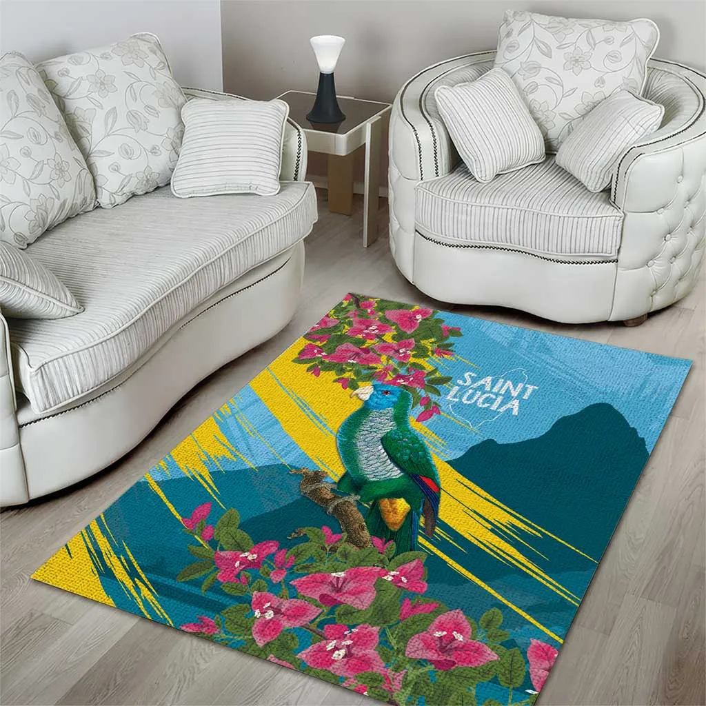 Saint Lucia Afro Area Rug Tropical Vibes LT7