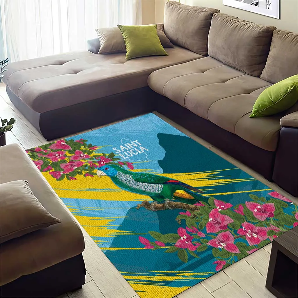 Saint Lucia Afro Area Rug Tropical Vibes LT7