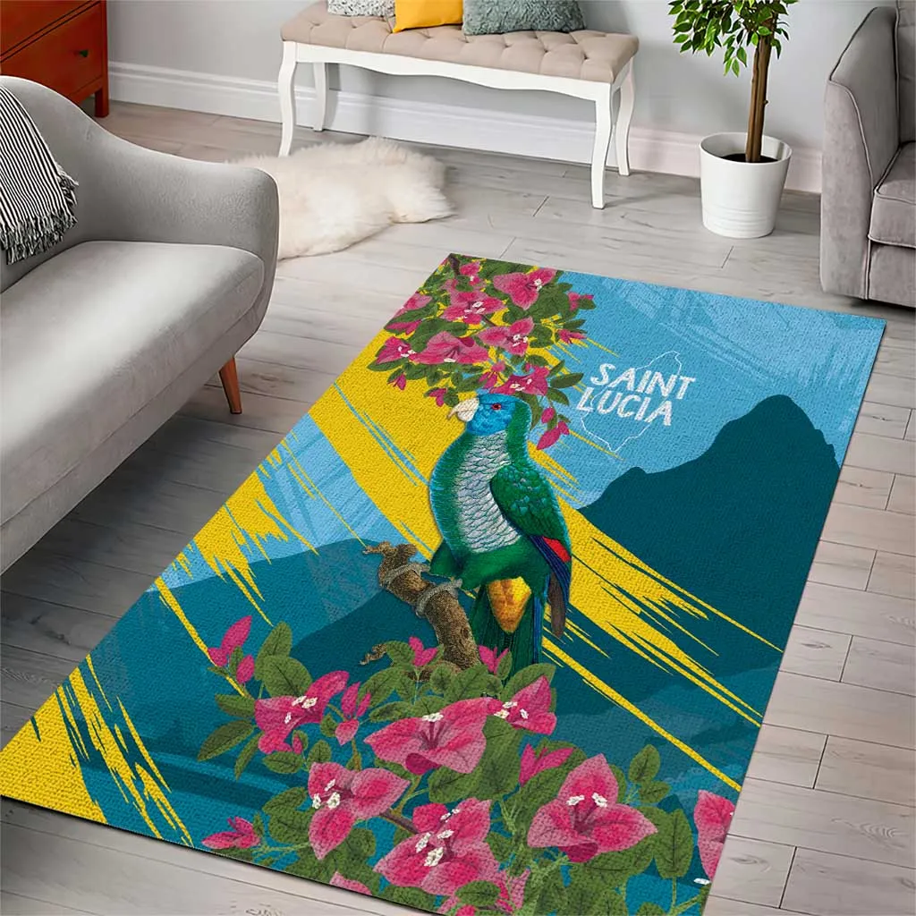 Saint Lucia Afro Area Rug Tropical Vibes LT7