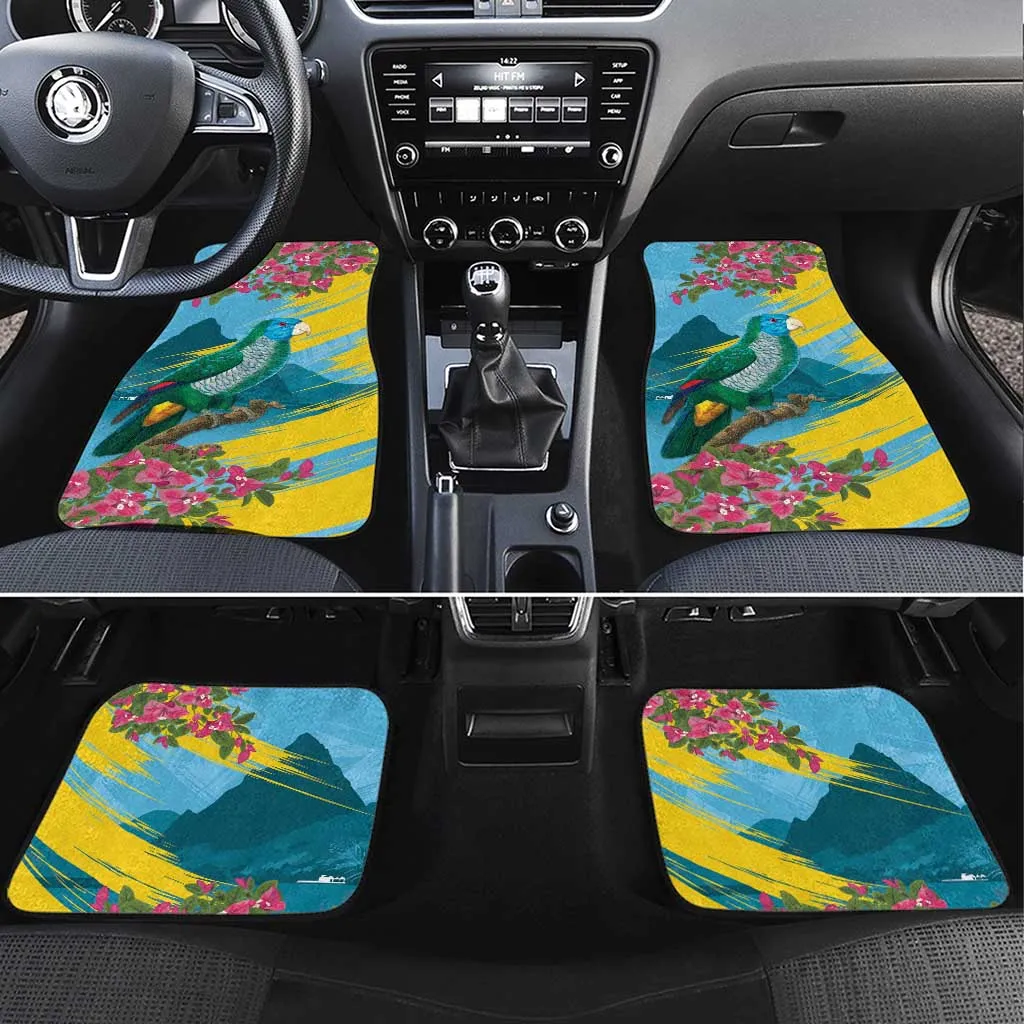 Saint Lucia Afro Car Mats Tropical Vibes LT7