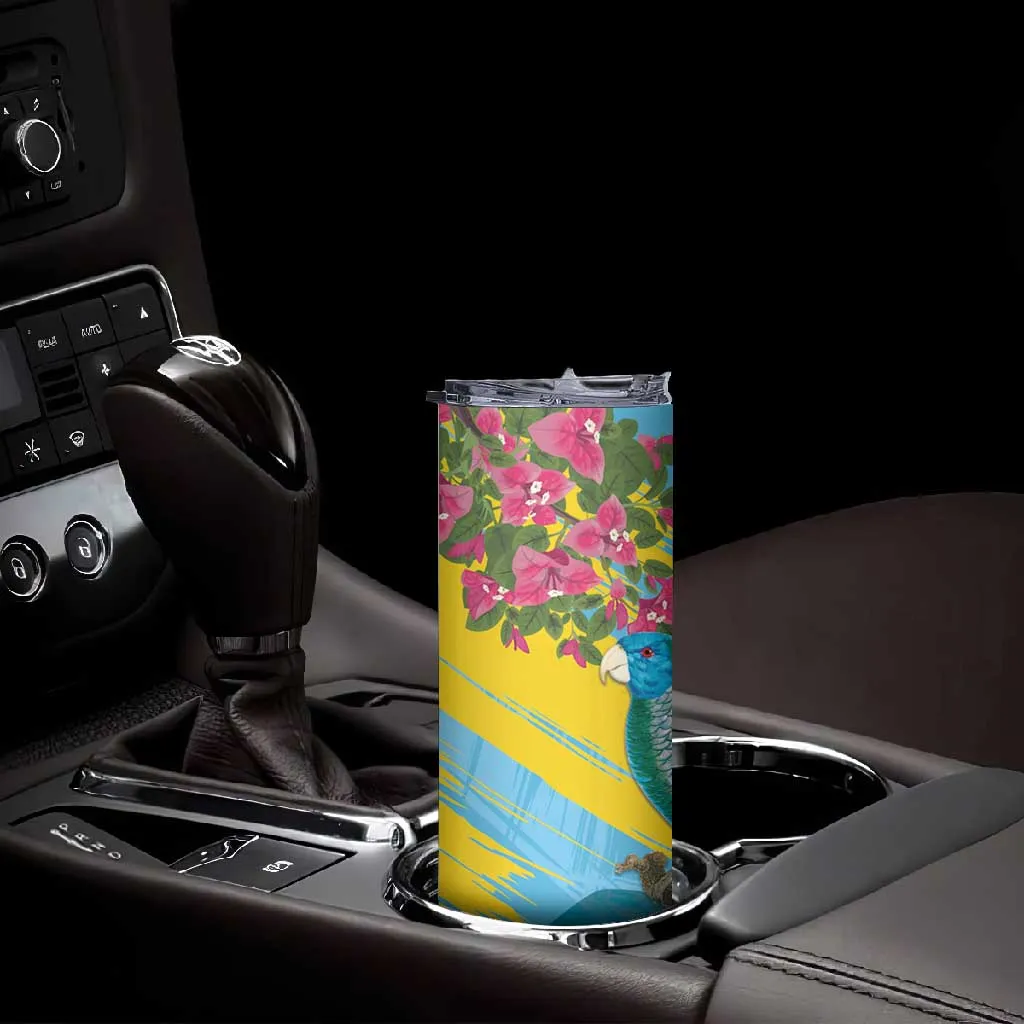 Saint Lucia Afro Skinny Tumbler Tropical Vibes LT7