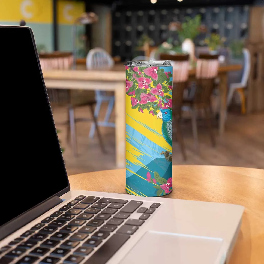 Saint Lucia Afro Skinny Tumbler Tropical Vibes LT7
