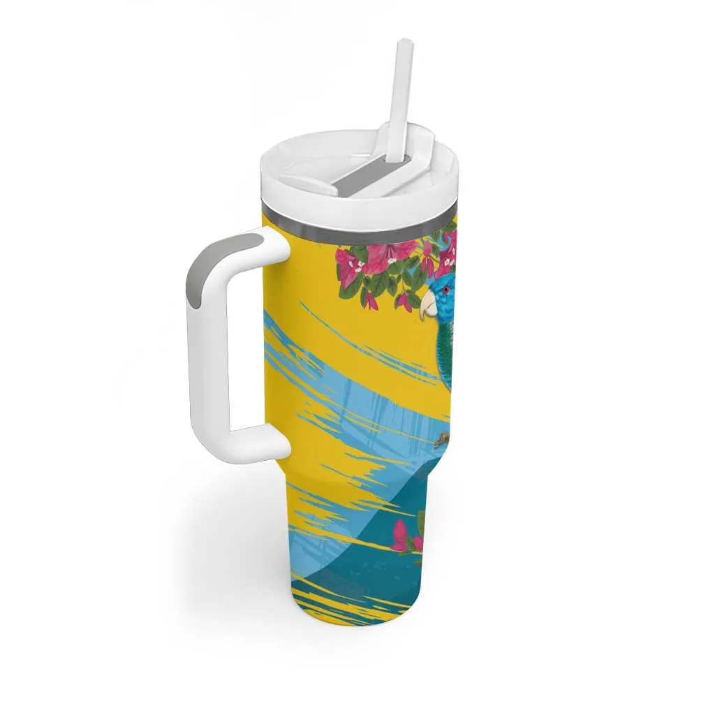 Saint Lucia Afro Tumbler With Handle Tropical Vibes LT7
