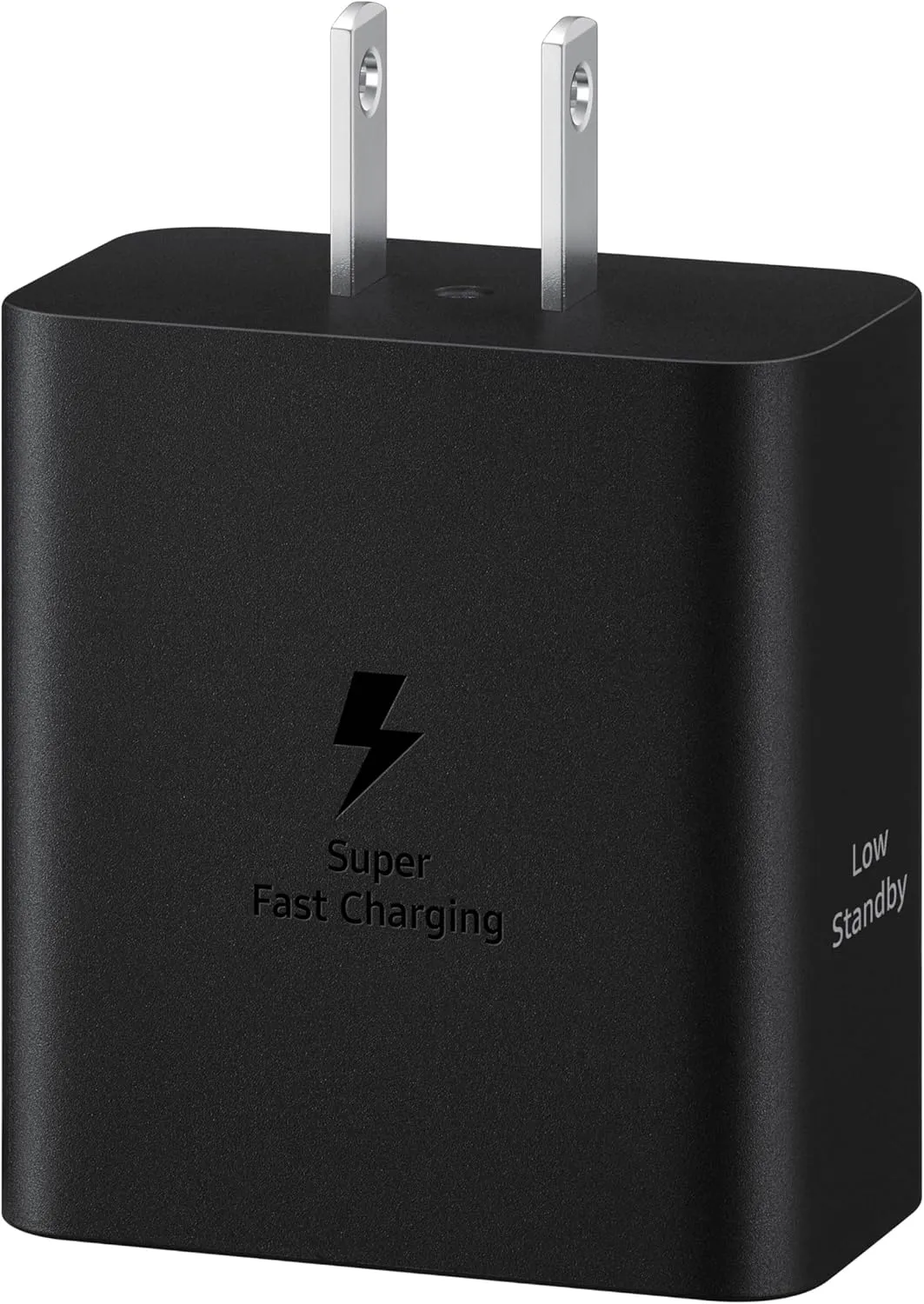 SAMSUNG 50W Duo Power Adapter Wall Charger, 2 Ports, Cable Included, Super Fast Charging 2.0 for Galaxy Phones, Tablets, USB Type C Devices, Low Standby Power Consumption, EP-T5020XBEGUS, Black