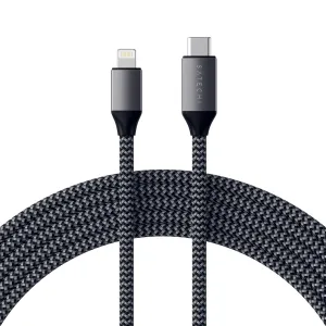 Satechi USB C to Lightning Cable – Apple MFi Certified – iPhone Fast Charging Cable – for iPhone 14 Pro/14/14 Plus, iPhone 13 Pro Max/13 Pro/13/13 Mini, AirPods Pro, AirPods 3/2/1 (6ft/2m)