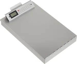 Saunders Recycled Aluminum Redi-Rite Storage Clipboard with Calculator Clip, Letter Size, 8.5 x 12-Inches (11025)