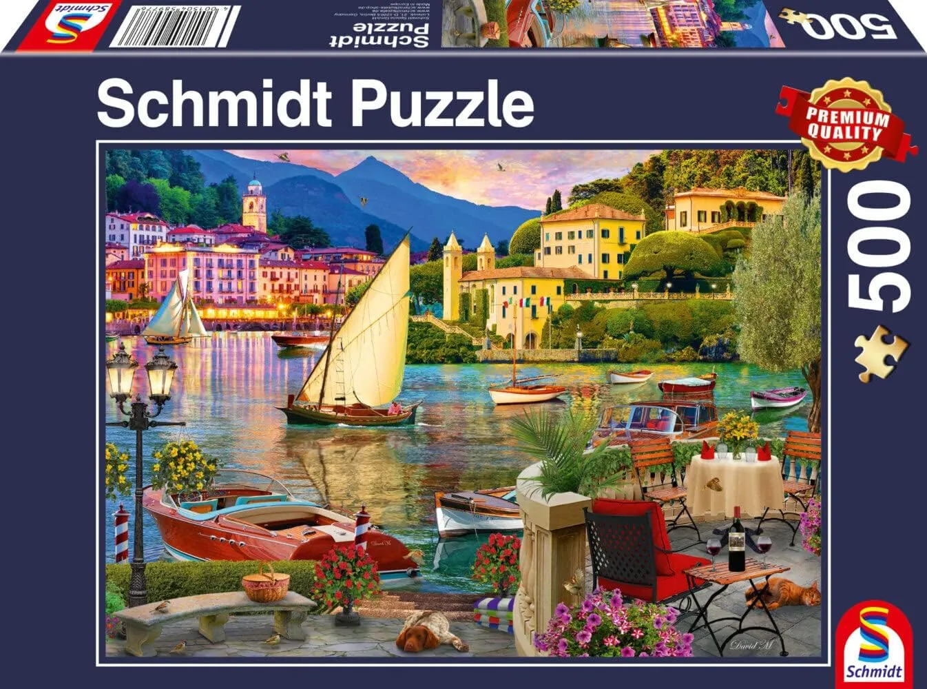 Schmidt Spiele | Italian al Fresco (500pc) | Puzzle | Ages 10 
