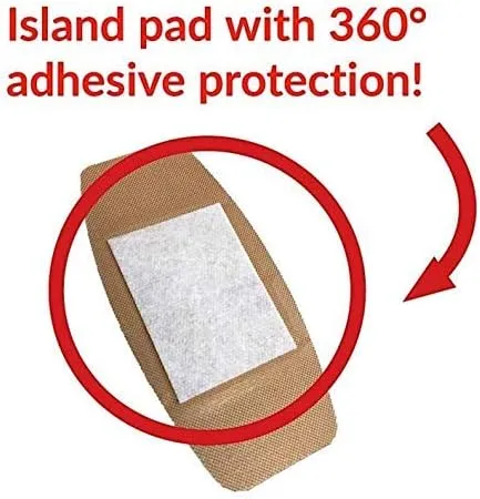 School Health - Adhesive Bandages, Comfortable Form-Fitting Protection & Wound Care for Cuts and Scrapes, Premium Adhesive Stays Secure with Movement, Loose Bulk Fabric Bandages - 3/4" x 3" 1500/Box