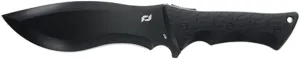 Schrade Delta Class Little Ricky Full Tang Fixed Blade with Titanium Coated 8Cr13MoV Stainless Steel Drop Point Re-Curve Blade for Outdoor Survival, Hiking