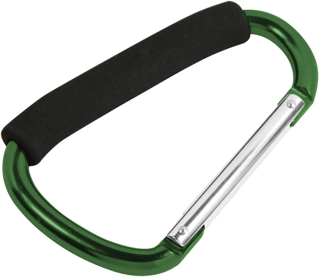SE Assorted Color Jumbo Aluminum Carabiners (12 PC.) - 1297A-12