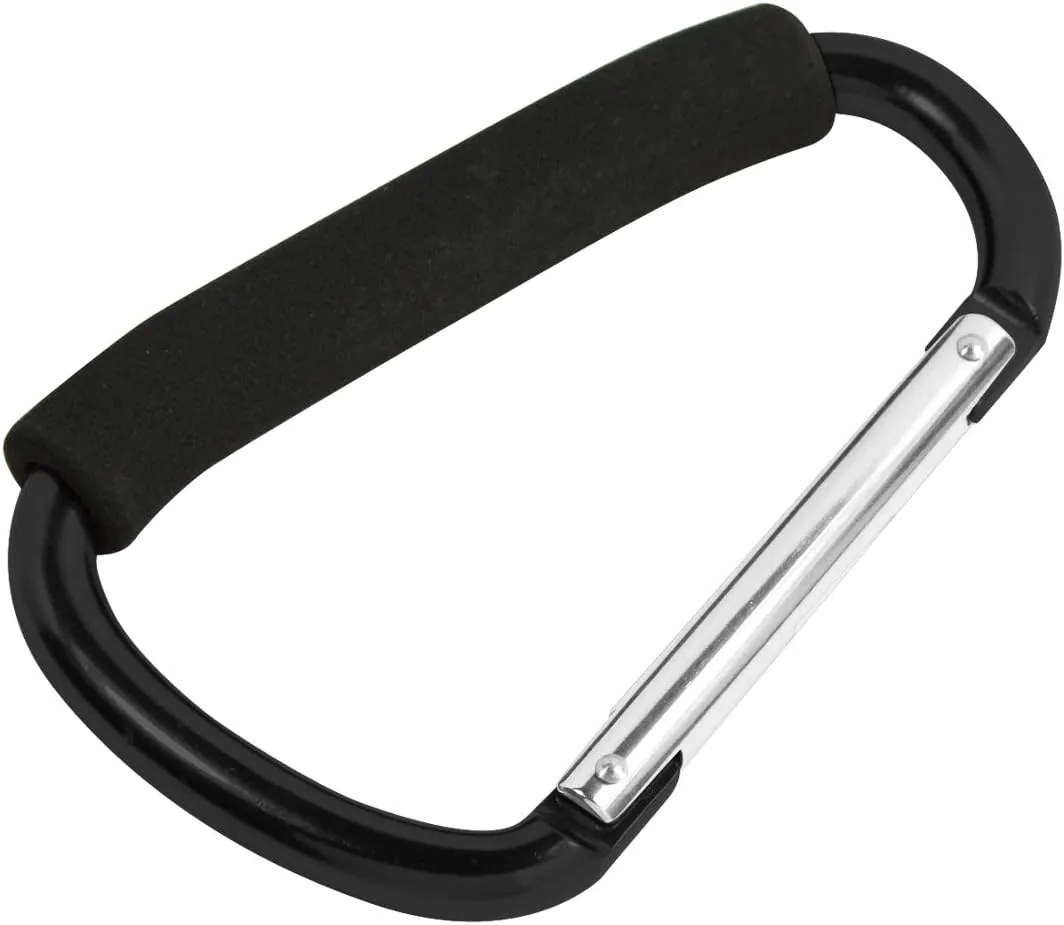 SE Assorted Color Jumbo Aluminum Carabiners (12 PC.) - 1297A-12