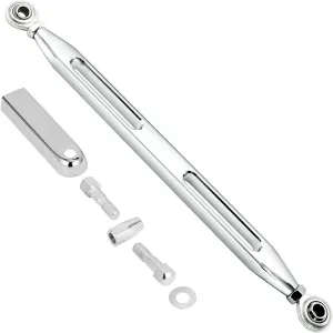 Shift Linkage Chrome Shift Linkage Rod Compatible for Harley Davidson 1986-2024 Softail Dyna Fatboy Street Glide Road Glide Road King Electra Glide, AIL021BLK