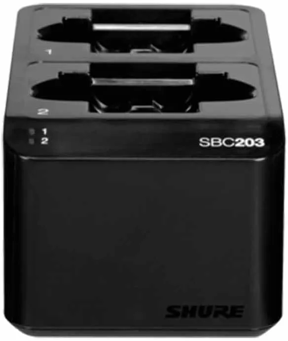 Shure SBC203-US Dual Docking Station for SLXD Transmitters and SB903 Battery