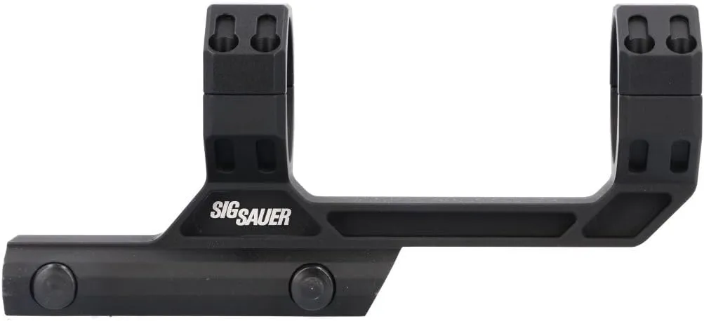 Sig Sauer Alpha MSR Strong Ductile Durable Reliable 7075-T6 Aluminum 1.535" High 0 MOA Cant M1913 Attachment Scope Ring Mount