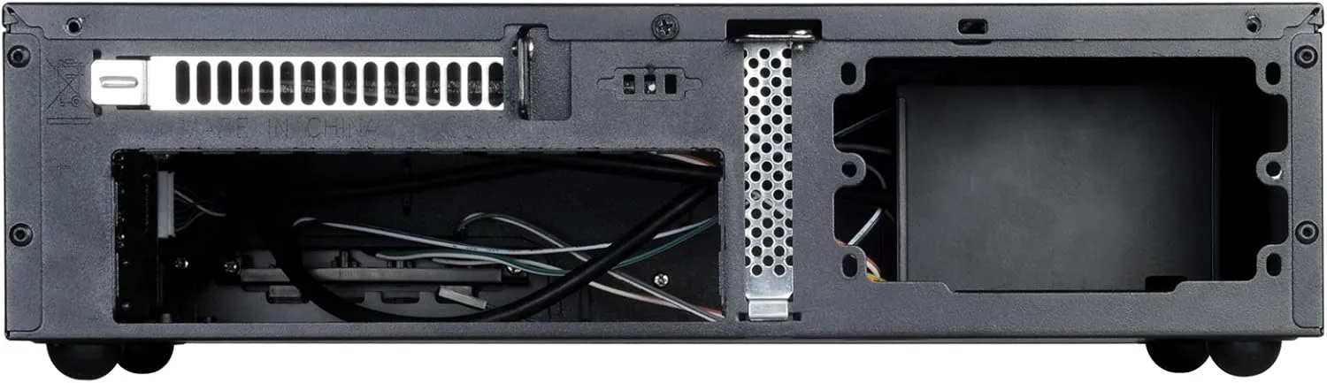 Silverstone Tek 0.8mm Steel Body Mini-ITX Media Center/HTPC Computer Case with Aluminum Front Panel ML06B