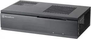 Silverstone Tek 0.8mm Steel Body Mini-ITX Media Center/HTPC Computer Case with Aluminum Front Panel ML06B