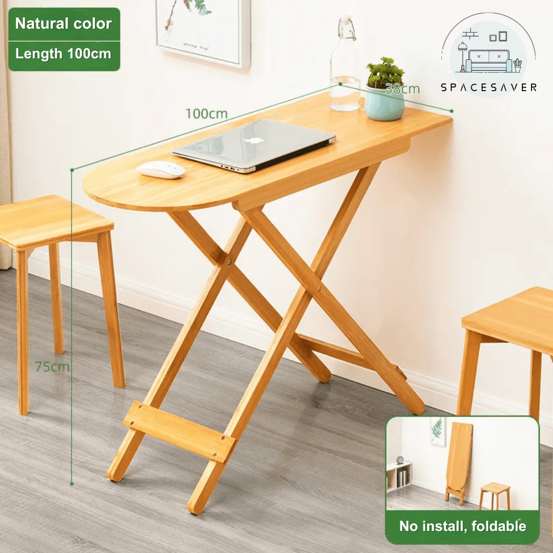 Simple Foldable Table (Dining Table)/Long rectangular table/Multifunctional Small Table for Dormitories, Homes with Small Spaces