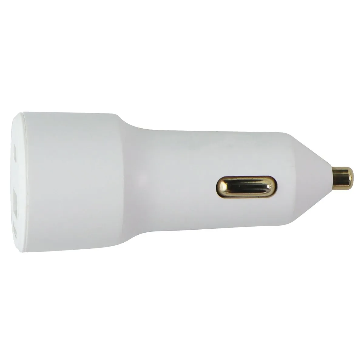 Simple Power Series 20W Dual Port USB-C & USB-A Car Charger - White