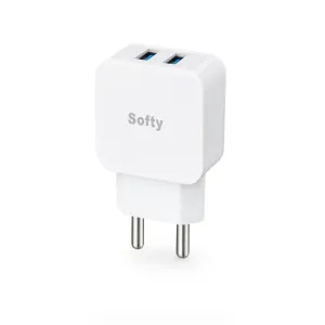 Softy premium quality 5v2.1-Amp Dual USB charger