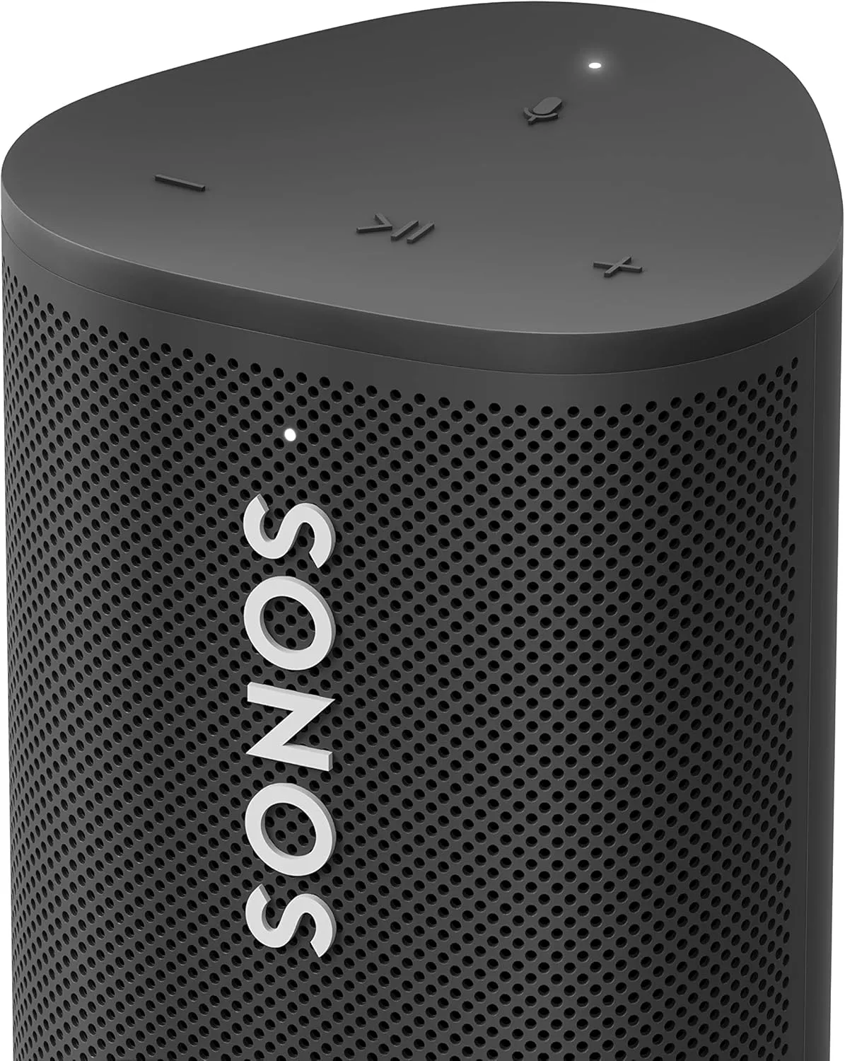 Sonos Roam and Wireless Charger Bundle - Black - Waterproof and Wireless Ultra Portable Bluetooth or WiFi Smart Speaker.