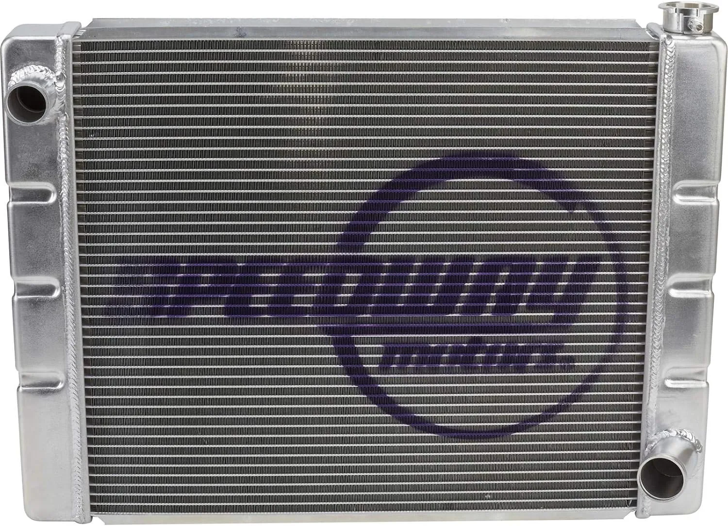 Speedway Motors Chevrolet SBC/BBC Universal Lightweight Aluminum Radiator, 28 Inch Width, Premium Performance with Maximum Cooling, Easy Installation to any Build