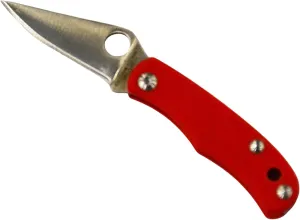 Spyderco Bug Pocket Knife 1.27" Clip Point Sandvik 12C27 Satin Blade G-10...