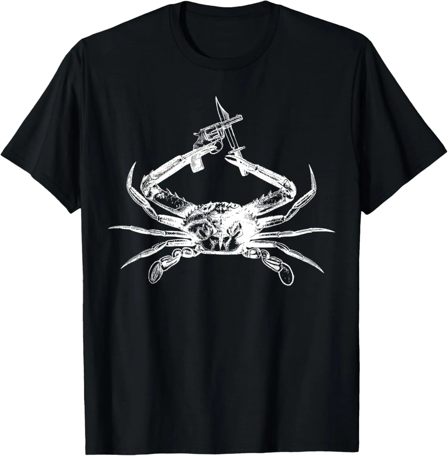 Stabo Crabo   Blammo - Gangsta Crab Knife & Gun Meme Shirt T-Shirt