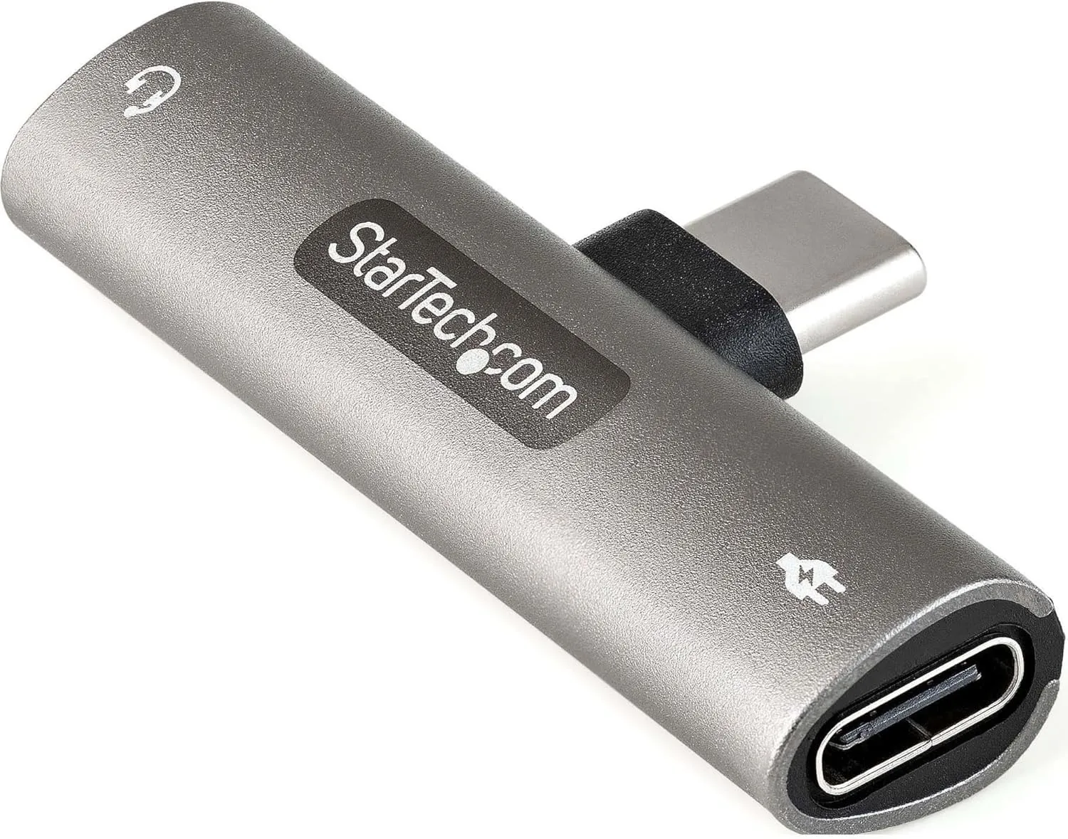 StarTech.com USB C Audio & Charge Adapter - USB-C Audio Adapter w/ 3.5mm TRRS Headphone/Headset Jack and 60W USB Type-C Power Delivery Pass-through Charger - For USB-C Phone/Tablet/Laptop (CDP235APDM)