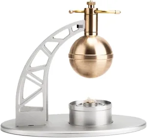 steam Engine Model kit, Heros Engine Bladeless Radial Steam Ball Model Kit-Build Your Own Engine, Science Education Kit Birthday Gift - Sliver