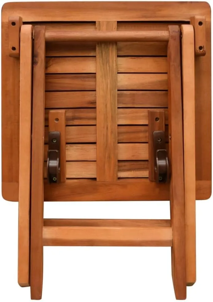 Sun Lounger with Table Solid Acacia Woodtanning Chair Camping Chairs Patio Recliner Suitable for Garden Courtyard