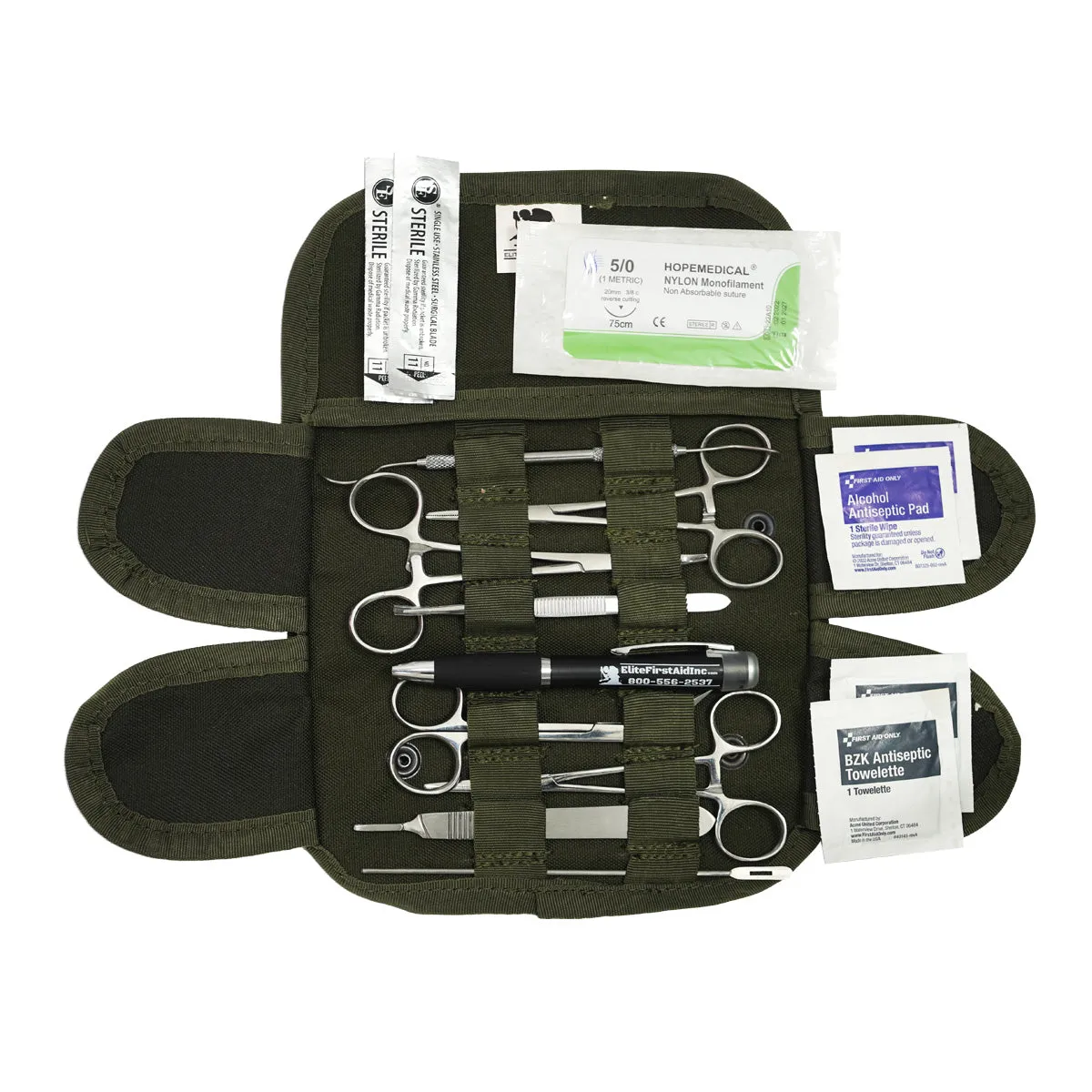 Surgical Set Pouch - Olive Drab