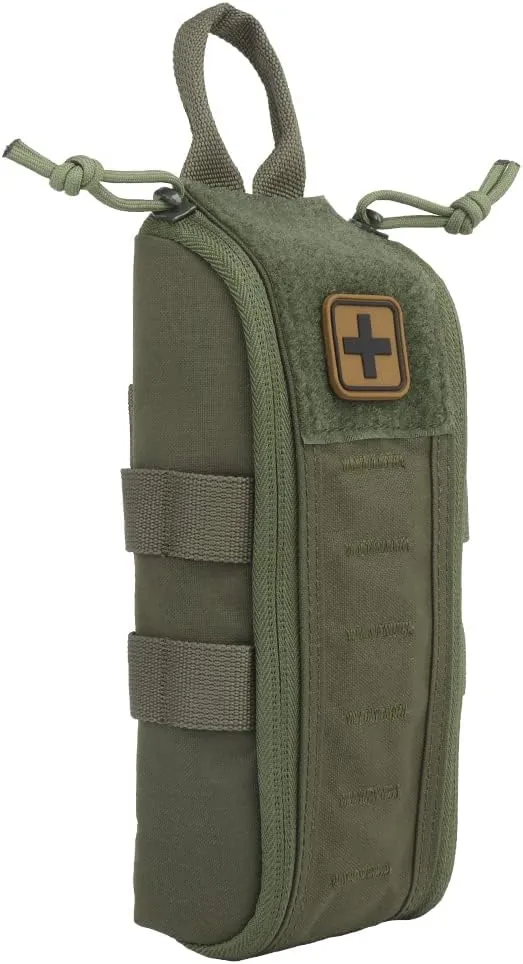 Tactical Medical First Aid Kit Military MOLLE Bag Waist Belt Pouch Quick Response Hunting Vest Bag First Aid Pack B