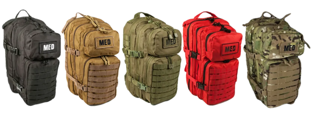Tactical Trauma Advanced Backpack with Bleeding Control - Black