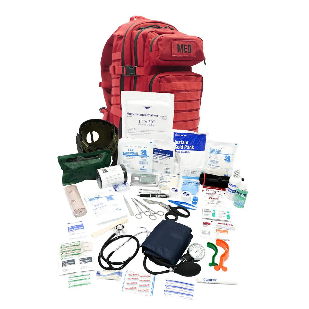 Tactical Trauma Advanced Backpack with Bleeding Control - Black