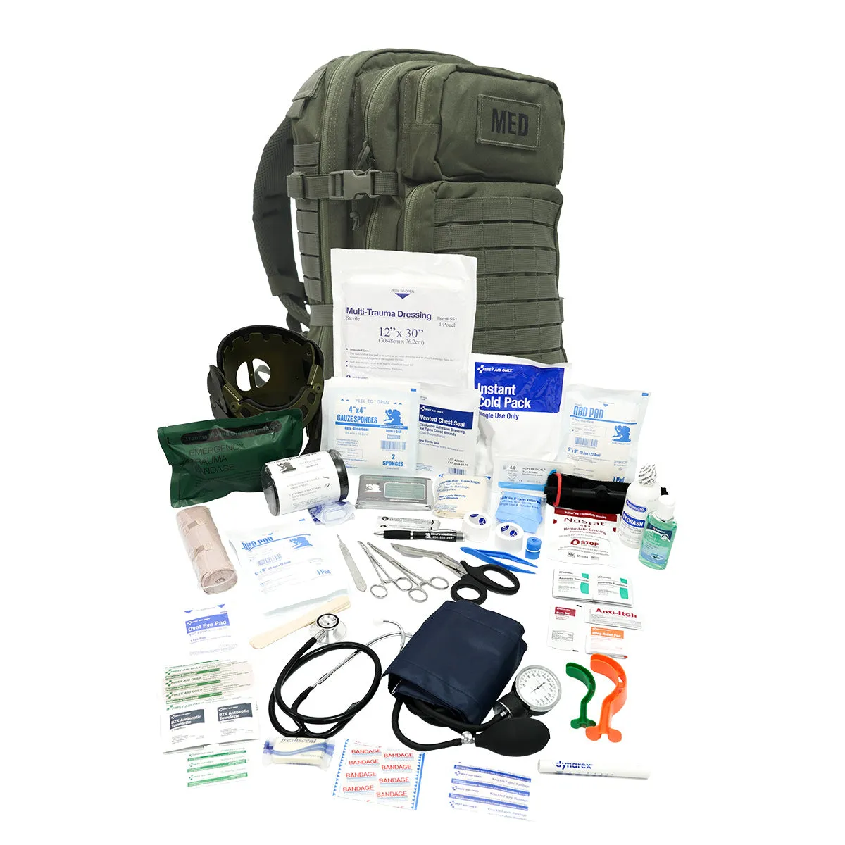 Tactical Trauma Advanced Backpack with Bleeding Control - Olive Drab