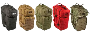 Tactical Trauma First Aid Backpack - Black