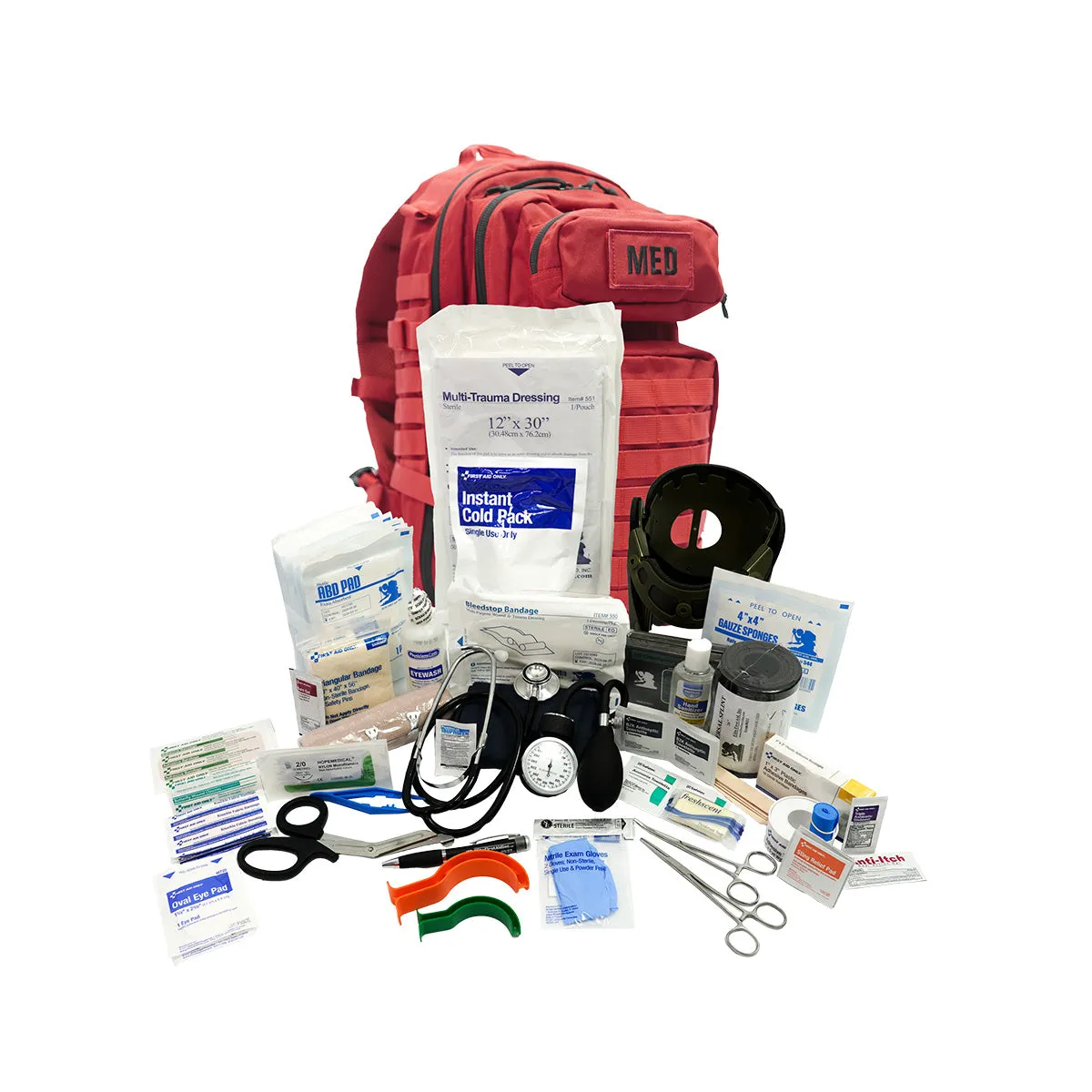 Tactical Trauma First Aid Backpack - Tan