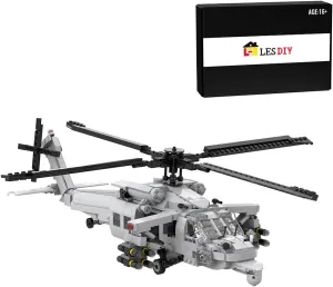 Technic Seahawk MH-60s Helicopter Building Kit, Military Series Building Blocks Set, Compatible with Military (1110PCS)