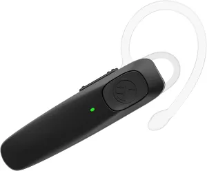 TELLUR VOX 155 Bluetooth Headset, Handsfree Earpiece USB-C, Multipoint Two Simultaneous Devices, HD Voice Two Microphones for Noise Suppression, 360° Hook for Right or Left