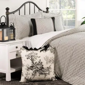 Thomasville At Home Bouvier Plaid Duvet Sets, King Duvet with Shams, (3)