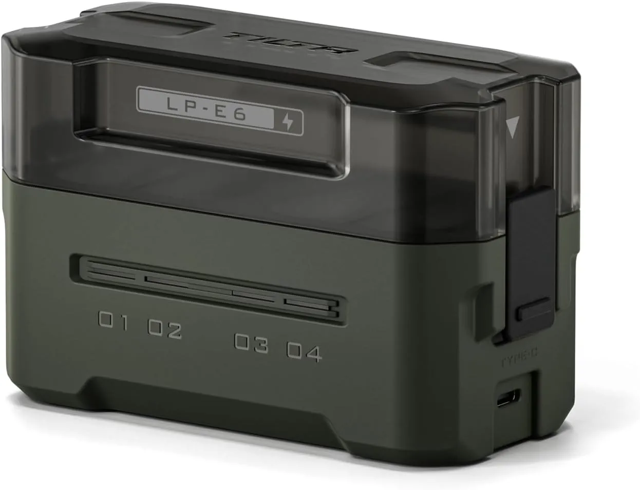 Tilta Portable Charging Station for LP-E6 (4 Channel) - Green