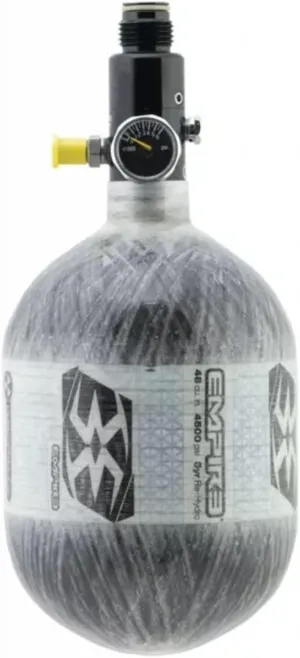 Tippmann Empire Carbon Fiber 48ci / 4500psi N2 Compressed Air HPA Paintball Tank - Guaranteed Hydro Date