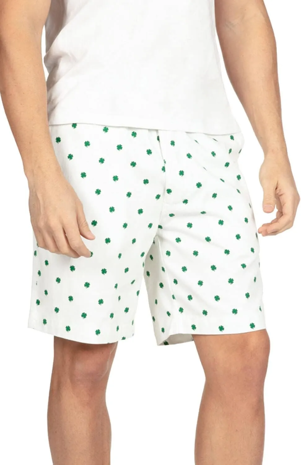Tipsy Elves St Patricks Day Shorts for Men - Classic St Paddys Designs and Patterned Adult Shorts