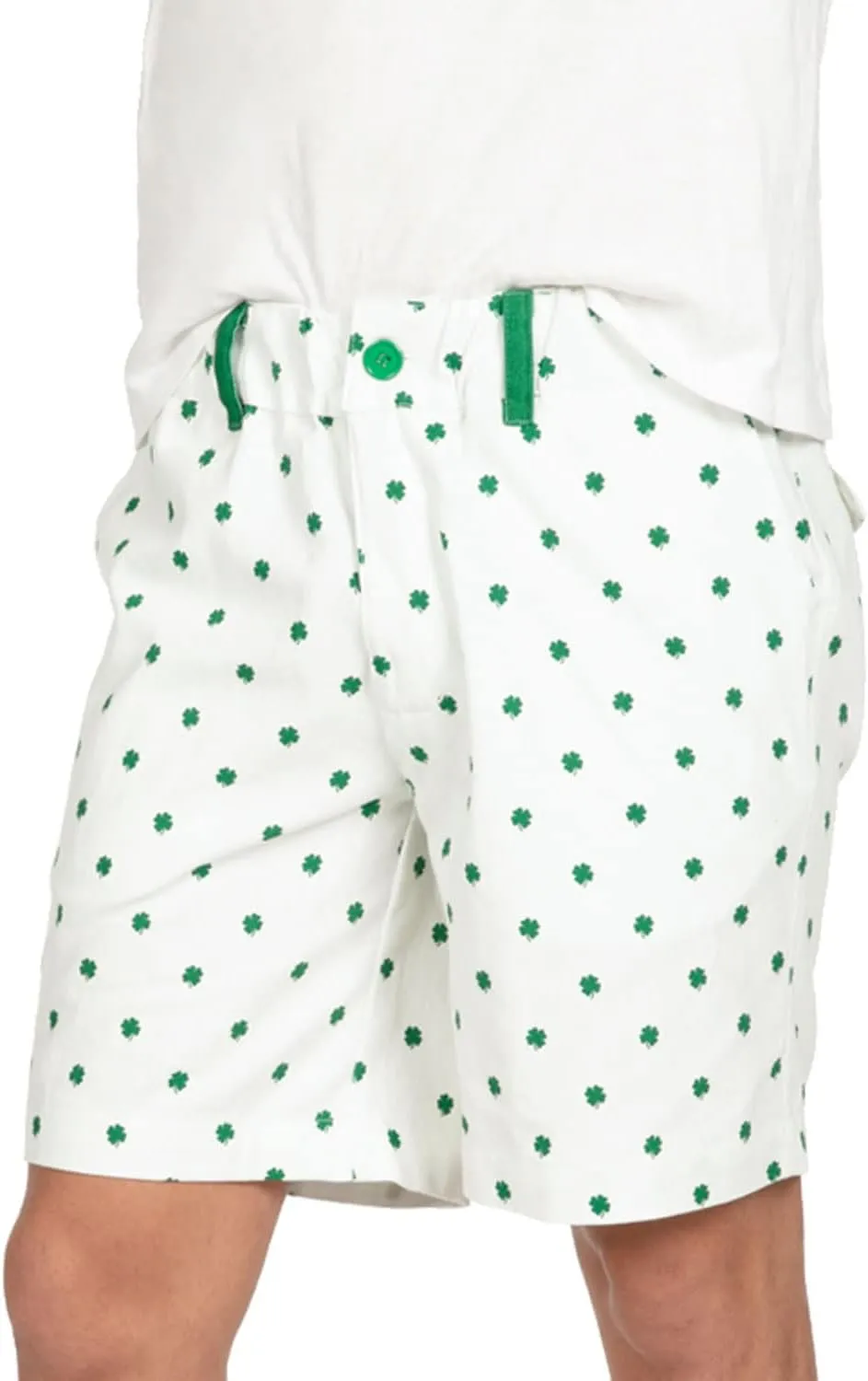 Tipsy Elves St Patricks Day Shorts for Men - Classic St Paddys Designs and Patterned Adult Shorts