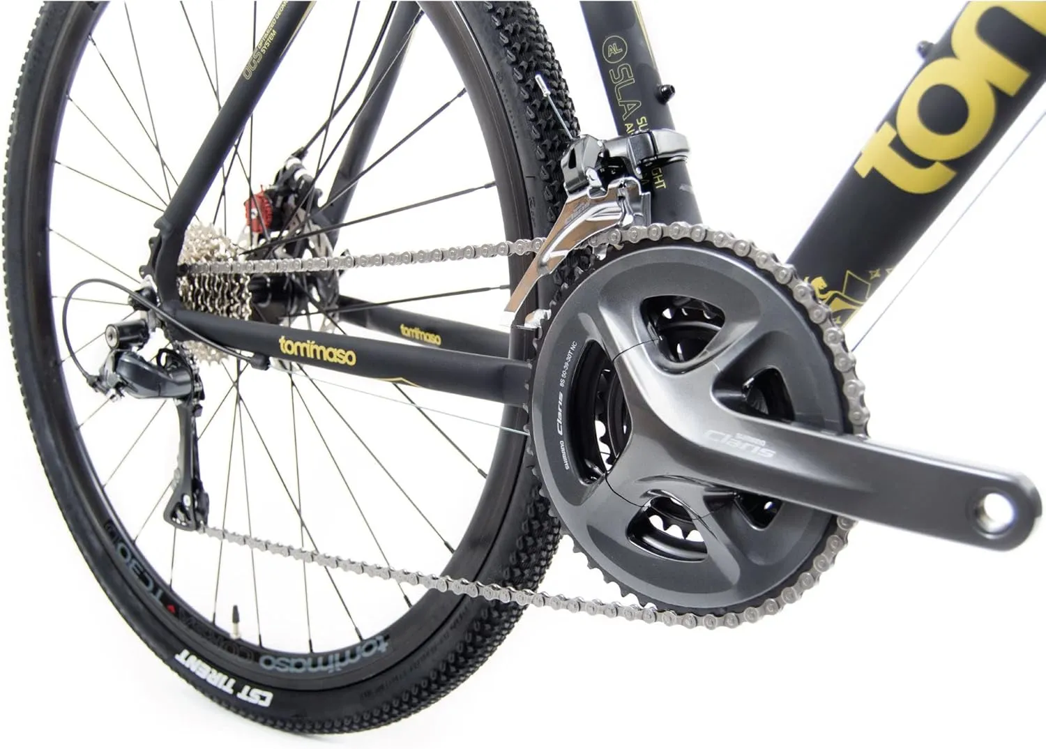 Tommaso Sterrata Sport Performance Aluminum Gravel Bike Carbon Fork Shimano Claris 24 Speeds Road Bicycle Men Road Bikes for Men
