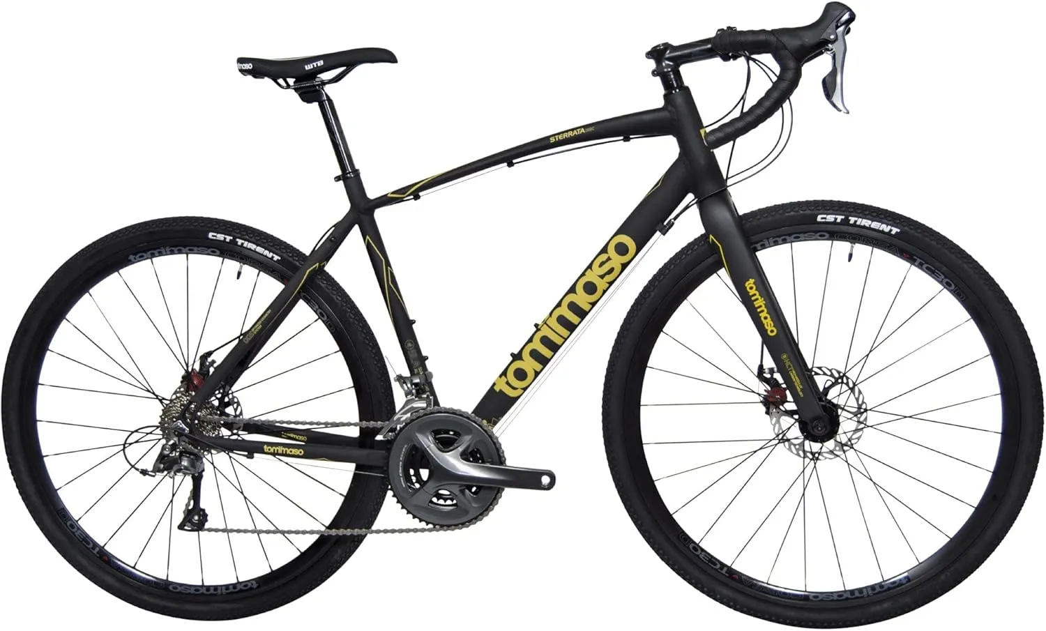 Tommaso Sterrata Sport Performance Aluminum Gravel Bike Carbon Fork Shimano Claris 24 Speeds Road Bicycle Men Road Bikes for Men