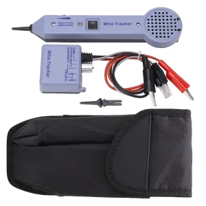 Tone Generator kit Wire Tracer Circuit Tester 200EP High Accuracy Cable Toner Detector Finder Tester Inductive Amplifier Variable Tone Generator for Network