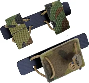 Tourniquet Holder Molle, JX Tacfancier Elastic TQ Holder Retention Strap for Vest Backpack, Shock Cord Fastener IFAK Insert