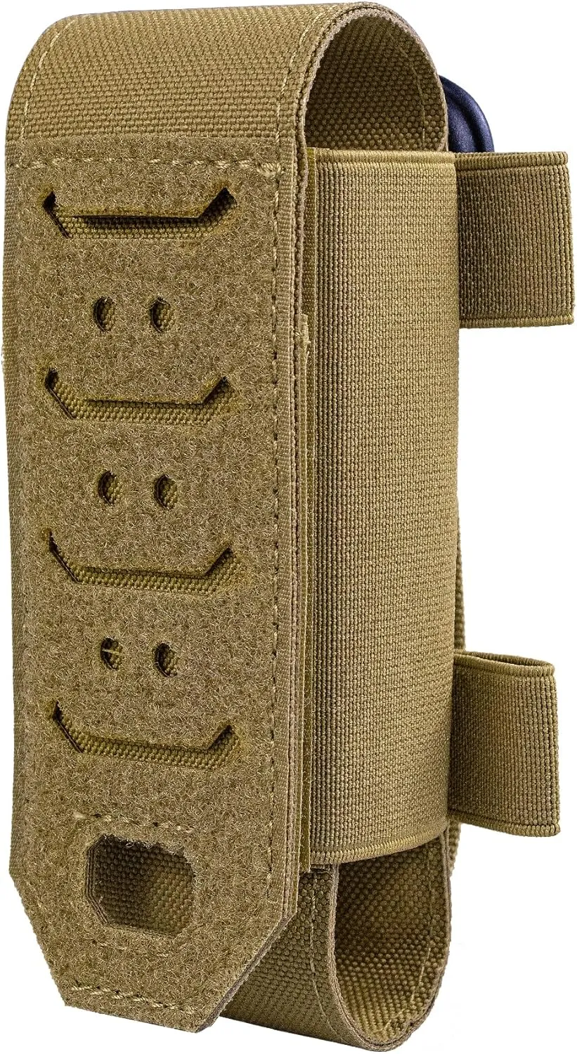 Tourniquet Pouch IFAK Trauma Kit Storage, JX Tacfancier Tourniquet Holder Flat Cover MOLLE Mounted, TQ Holder Trauma Shears Pouch