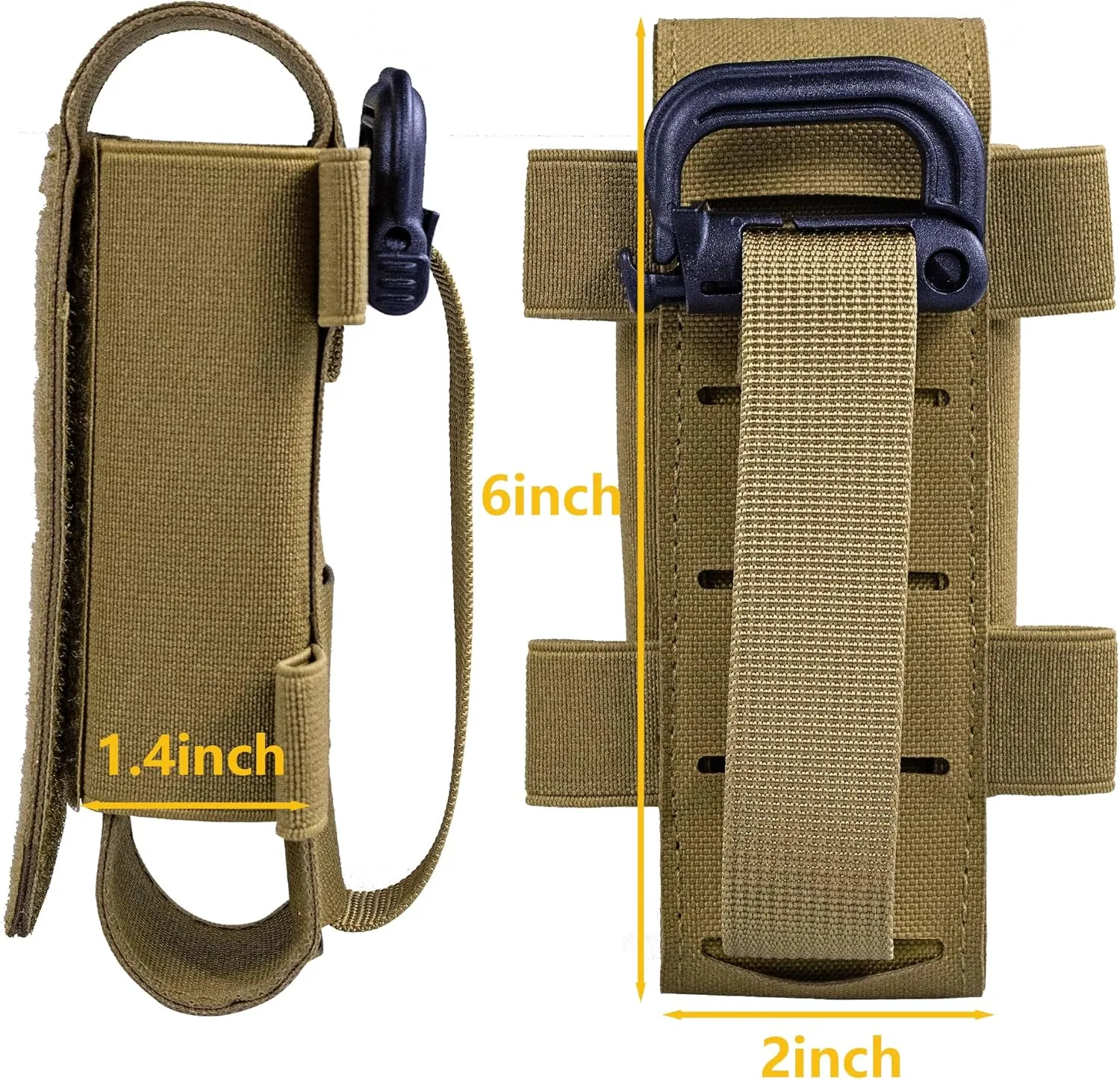 Tourniquet Pouch IFAK Trauma Kit Storage, JX Tacfancier Tourniquet Holder Flat Cover MOLLE Mounted, TQ Holder Trauma Shears Pouch